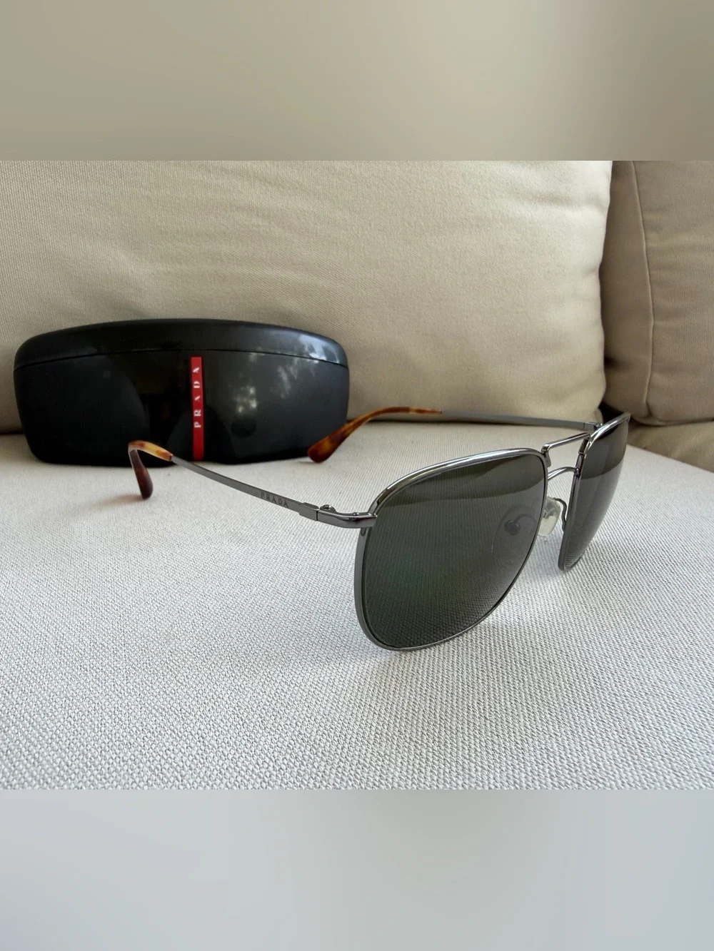 Authentic Prada Aviator Sunglasses